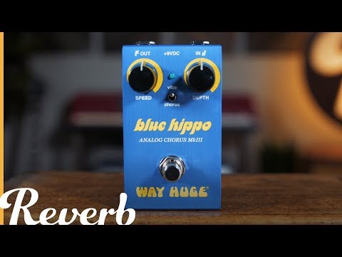 Way Huge WM61 Smalls Blue Hippo MKIII Mini Analog Chorus Effects Pedal image 6