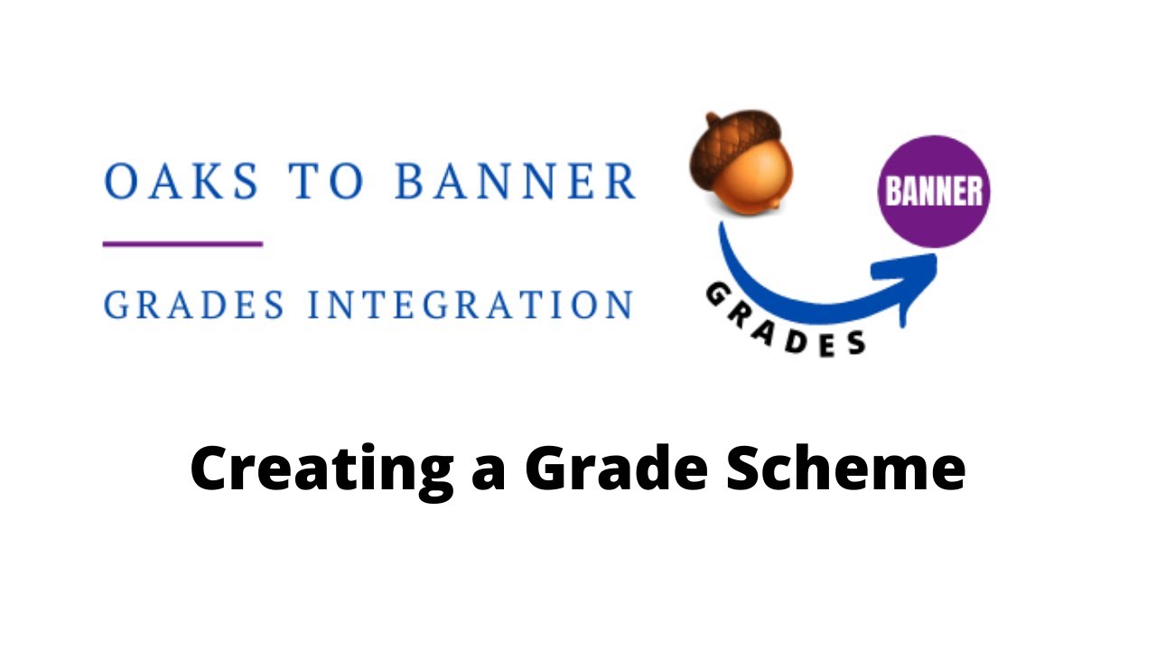 Create a Letter Grade Scheme in OAKS