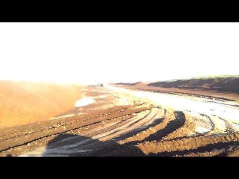 Peat truck