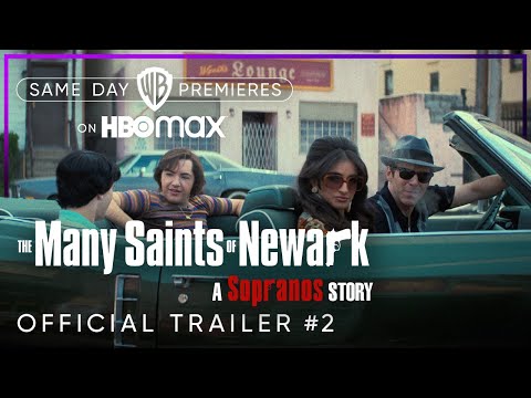 Behind-the-scenes still from The Many Saints of Newark trailer with Dickie Moltisanti