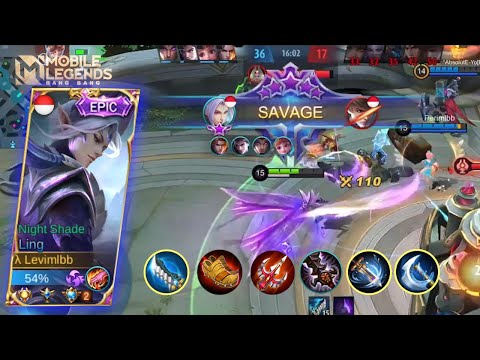 WITH THIS BUILD Your Ling Basic's Attack = SAVAGE!! | LING FASTHAND GAMEPLAY - Levimlbb
