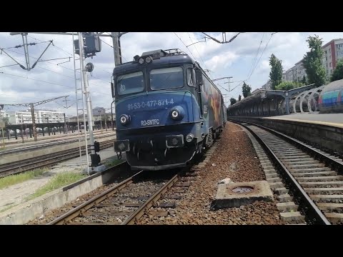 EA 871 "Pasarea Maiastra" paraseste Gara Bucuresti Nord cu trenul IR 1825