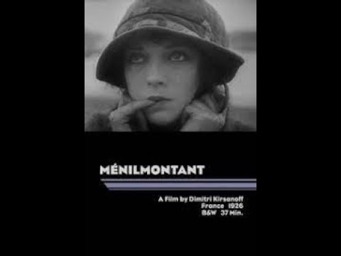 "filme MUDO, sem legendas, MENILMONTANT, francês, 1926, Dimitri Kirsanoff