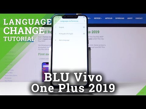 How to Change Language in BLU Vivo One Plus 2019 – Language Settings