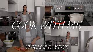 COOK & CHAT w ME 👩🏻‍🍳✨ how I've *really* been feeling + homemade chicken noodle soup (VLOGMAS DAY 5)