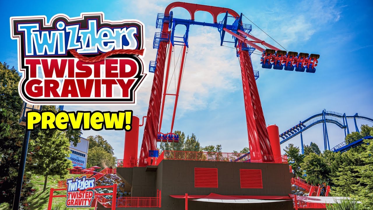 WORLD’S TALLEST SCREAMING SWING Twizzlers Twisted Gravity at Hersheypark Preview!