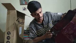 Video thumbnail for Fender acoustic guitar #SA105CE NATURAL COLOUR GUITAR  Unboxing by Ajoy Halder
