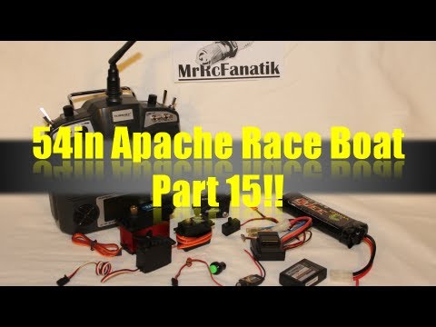 54in RC Apache Race Boat Build Part 15