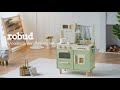 Robud ROBUD Mini-Spielküche Sprout Grün Holz Grün