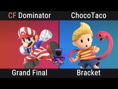 Flynn's Arcade 100 - Smash Ultimate Grand Final - Dominator (Mario) Vs ChocTaco (Lucas)