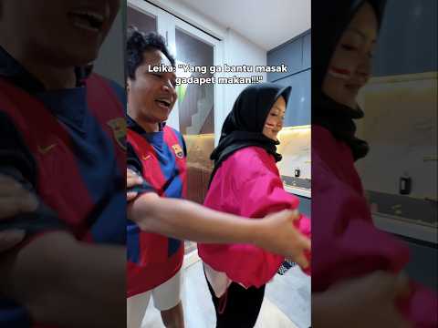 KITA SEMUA BANTU MASAK LEIKA 🤩 #dienafitri #shorts #trending