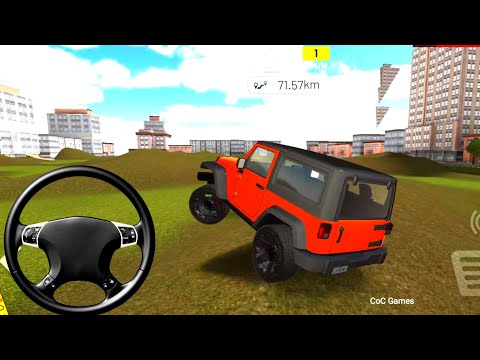 Jeep Wrangler - xtreme car driving simulator - Gameplay