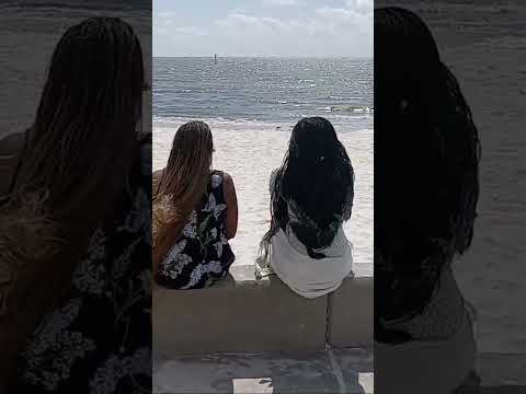 Chilling At The Beach In Mississippi 🏖#beach #beautiful scenery #water