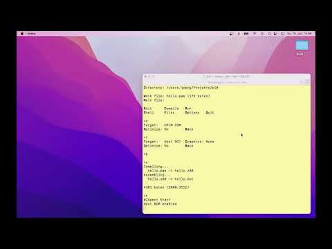 Z80 Pascal compiler sneak peek