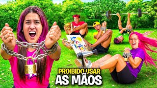 É PROIBIDO USAR AS MÃOS NESSE VÍDEO *Desafios extremos !