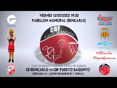 Videohighlights Cb Benicarlo - Alevín Graugo CBF Puerto Sagunto (J11 LIGA 21-22)
