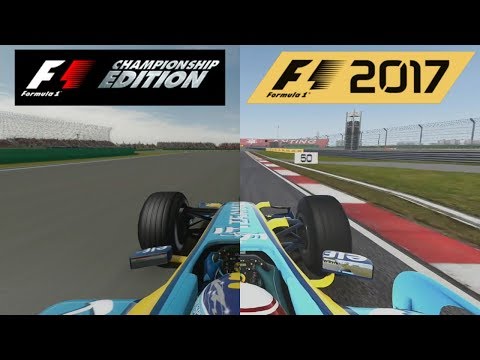 F1 2017 Vs F1 Championship Edition - Renault R26 Hotlap Comparison