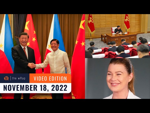 Xi to Marcos: Stable relations at sea key to strong ties | The wRap