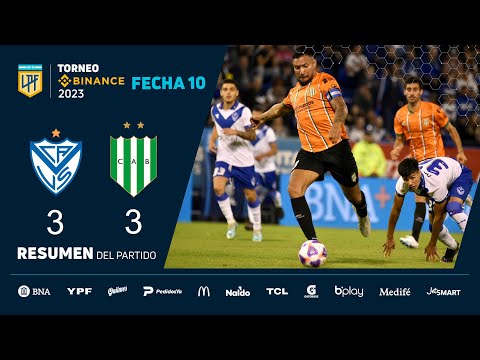 #TorneoBinance 2023 | Fecha 10 | resumen de Vélez - Banfield