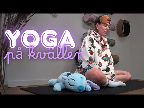 Yoga på kvällen för bättre sömn - 10 minuter Yoga på svenska