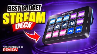 BEST BUDGET Stream Deck! Good Bye Elgato!  FIFINE AMPLIGAME D6 Stream Controller Review