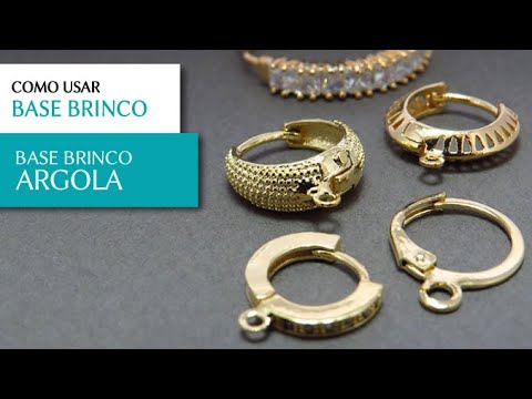Como Usar Base Brinco Argola na Montagem de Semijoias - Pedra Mística
