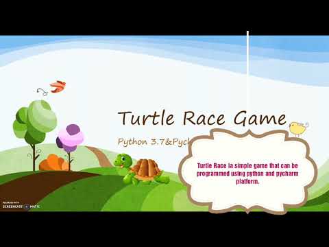 Turtle Race Gamepythonpycharm Python Programming
