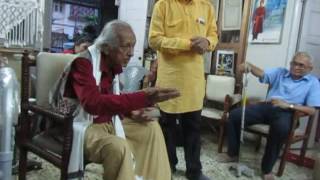 Ashok Shekhar Dady Veteran Actor Chandrashekhar Ji's shayari on his 94th Birthday video