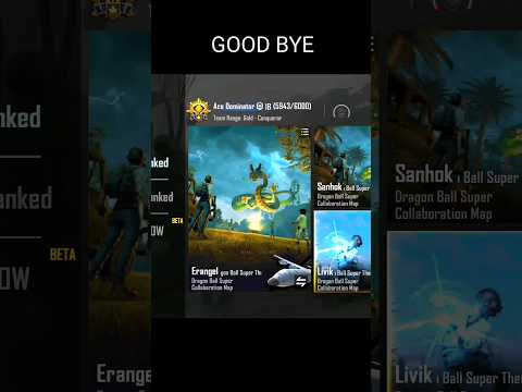 Goodbye Dragon ball..#pubg #pubgmobile #shorts #kinggaming1k