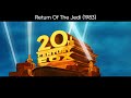 Star Wars All 20th Century Fox Logos In 60FPS