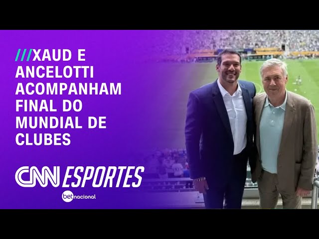 Ao lado de Ancelotti, presidente da CBF acompanha final do Mundial de Clubes | LIVE CNN