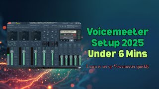 Complete Voicemeeter Banana Setup in Under 6 Minutes! (2025) 🎙️ (For Streamers & Gamers) thumbnail