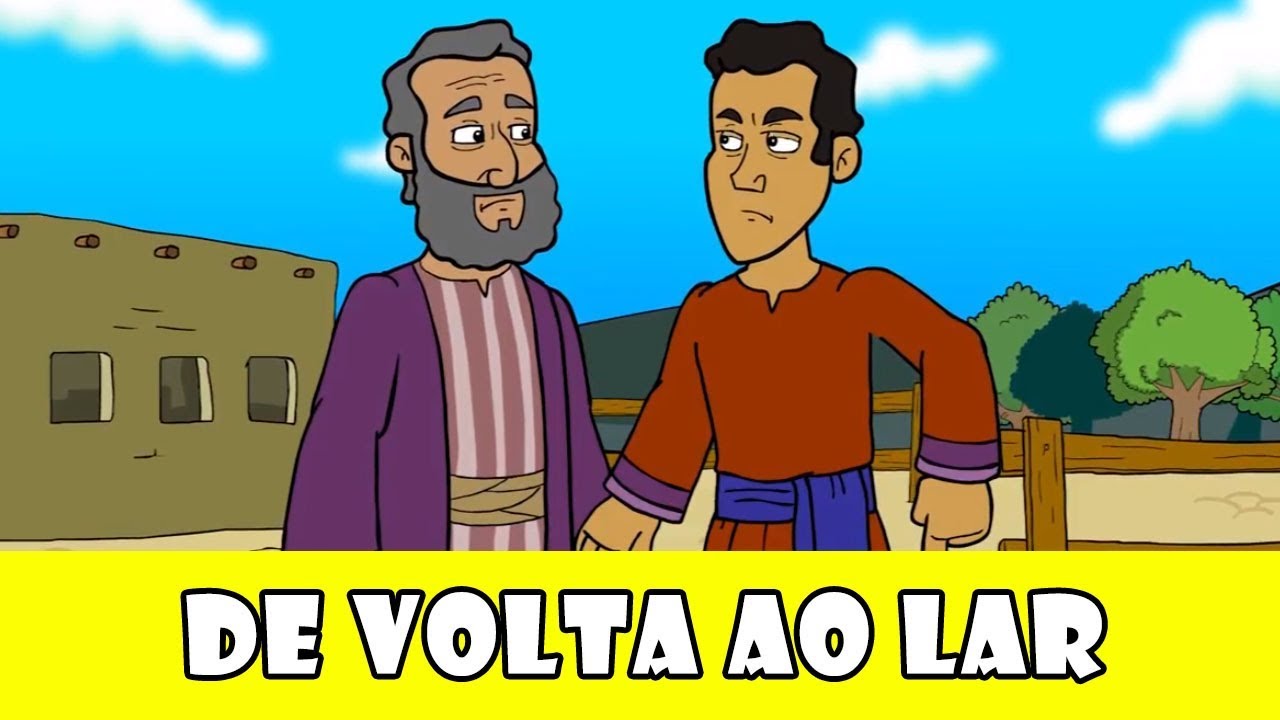 DESENHOS BÍBLICOS - DE VOLTA AO LAR: PARÁBOLA DO FILHO PRÓDIGO