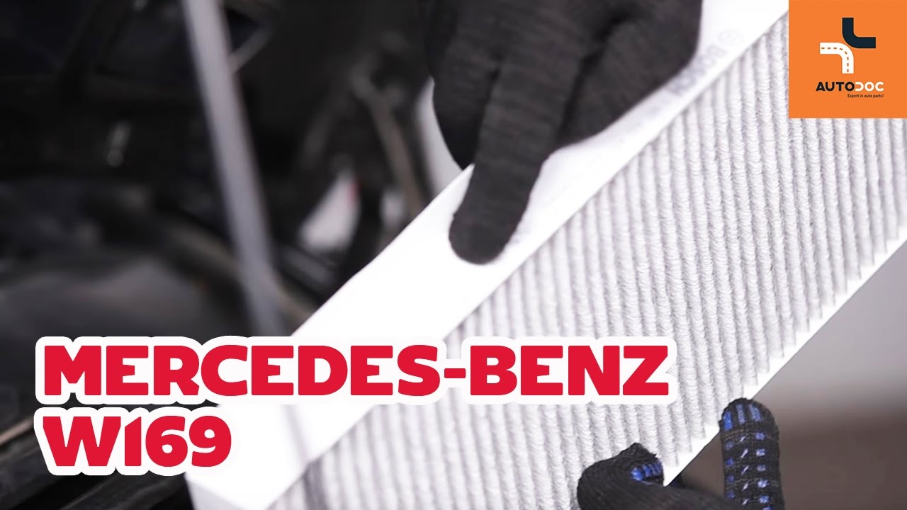 Anleitung: Mercedes W169 Innenraumfilter wechseln
