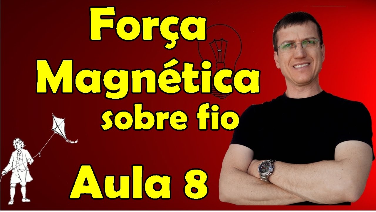 Força magnética sobre fio - Eletromagnetismo - Aula 8 - Prof.  Marcelo Boaro