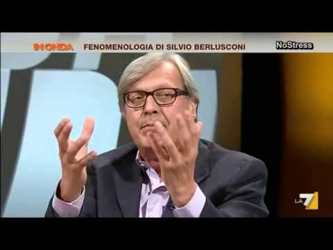 Vittorio Sgarbi vs David Perluigi: "Sei un coglione!!"  IN ONDA 12 08 2013