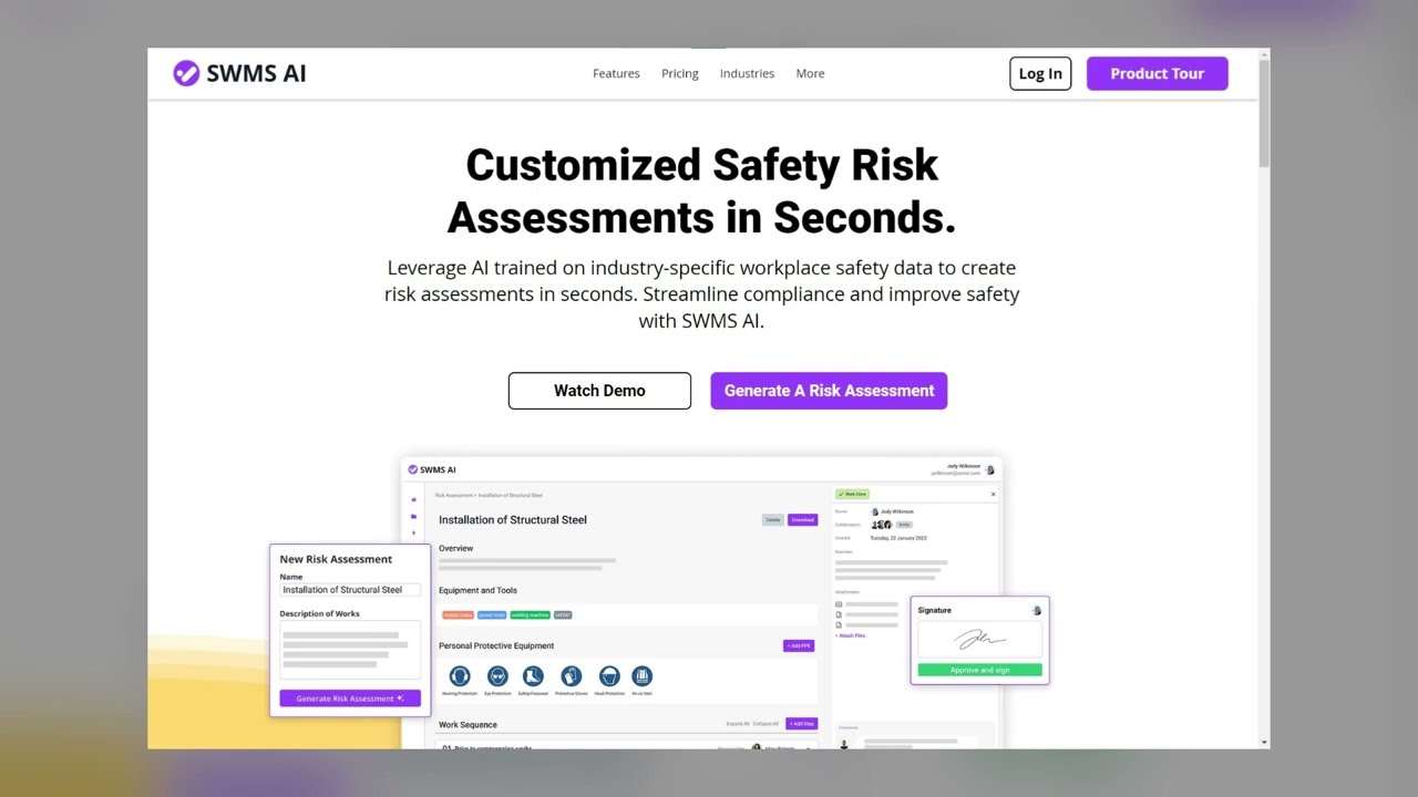 SWMS AI Product Demo
