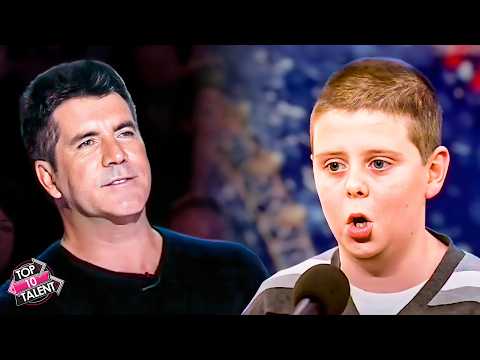 SHY And NERVOUS Teen Boy Has NO Idea How Good He Is Until THIS Audition!