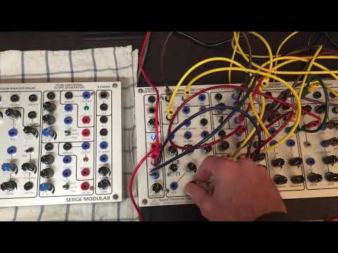 Testing , fixing and improvising a STS Animate Serge panel