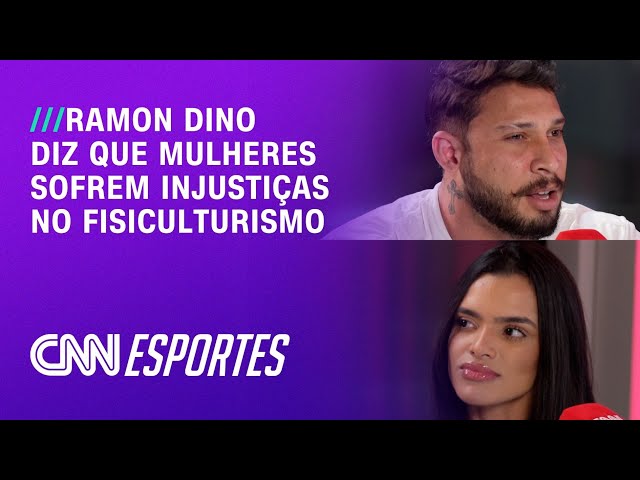 Ramon Dino diz que mulheres sofrem injustiças no fisiculturismo | CNN ESPORTES