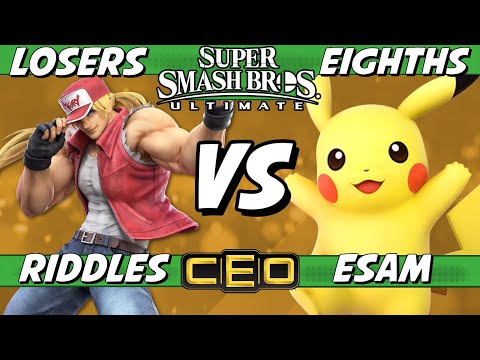 CEO 2023 - Riddles (Terry) vs ESAM (Pikachu) Losers Eighths - Smash Ultimate