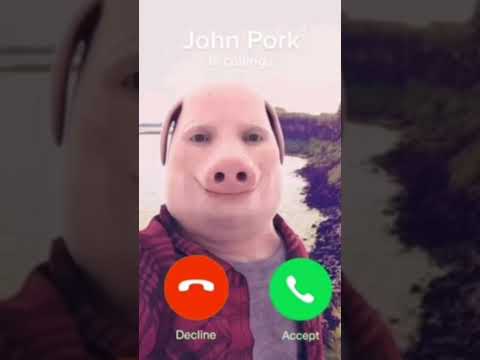 #pov John Pork te llama (John Pork os calling)  #johnpork #memes #shorts #llamada
