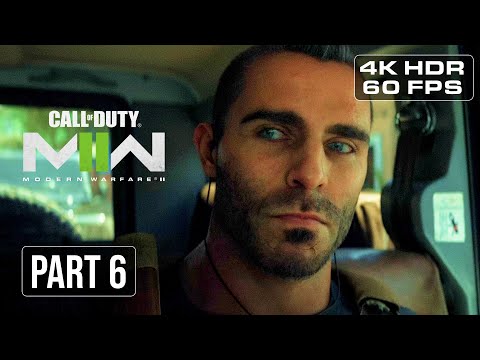 CALL OF DUTY: MODERN WARFARE 2 Gameplay Walkthrough Part 6 - ALONE [4K HDR 60FPS]