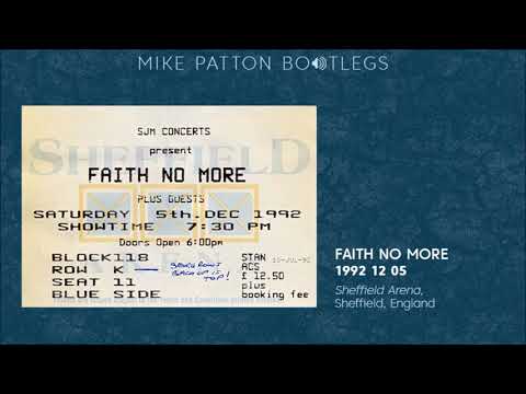 1992/12/05 Faith No More - Sheffield Arena, Sheffield, England