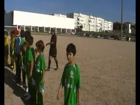 Entradas das Equipas - Montemorense e Assoc Naval 1º Maio 