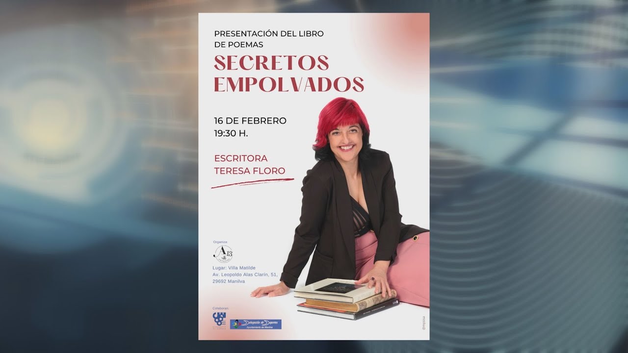 El 16 de febrero se presentará el poemario “Secretos empolvados”