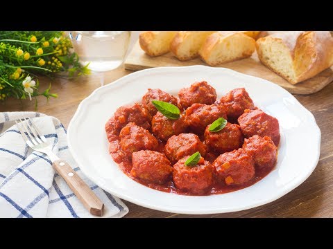 Polpette al Sugo della Nonna - Ricetta Facile Polpette Morbidissime - 55Winston55