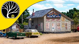 Carver’s Butcher Shoppe – N, HO, O Scale | Woodland Scenics | Model Scenery