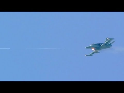 Czech L-159 ALCA & Austrian Air Force Pilatus PC-7 - Ground Attack Exercise