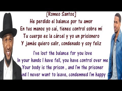 Promise - Romeo Santos ft Usher Lyrics English and Spanish - Translation to English AND to Spanish